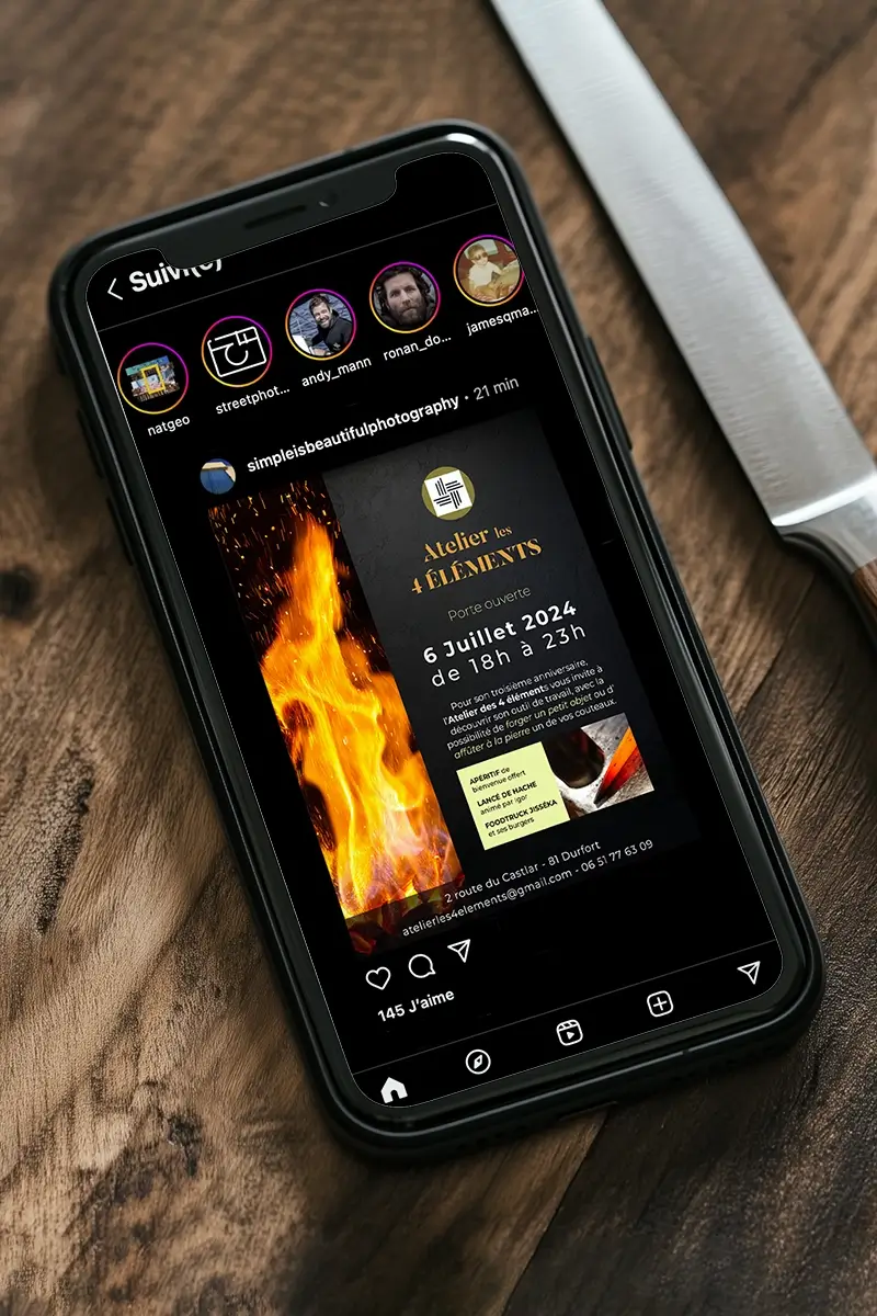 mockup post social media