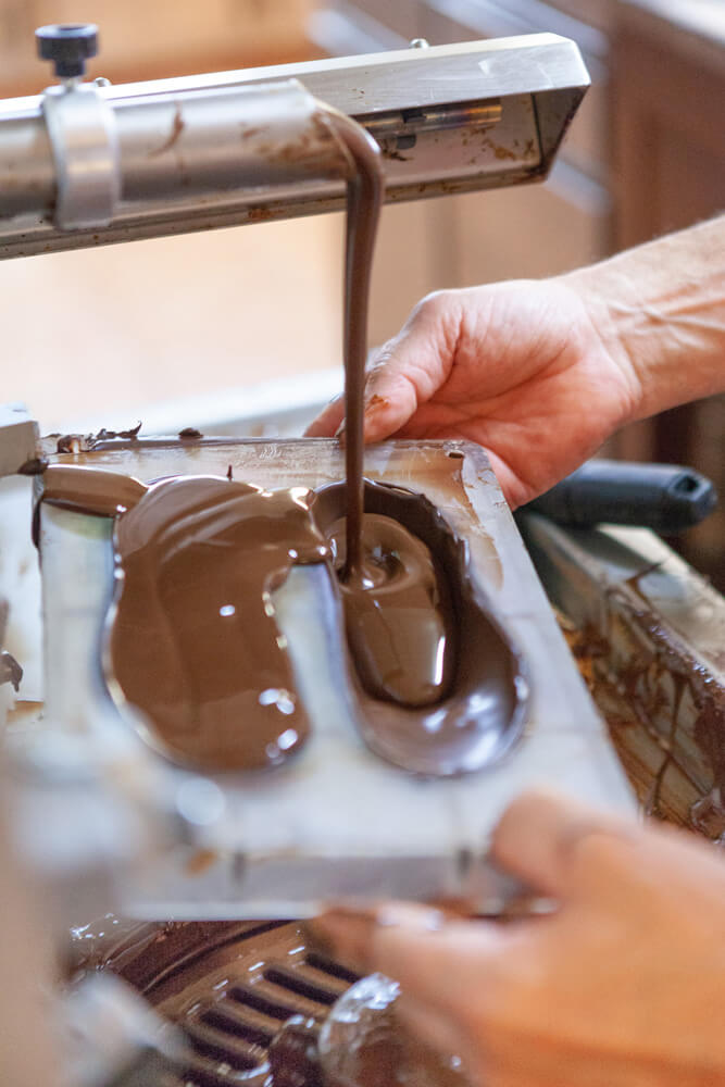Chocolatier - préparation chocolat