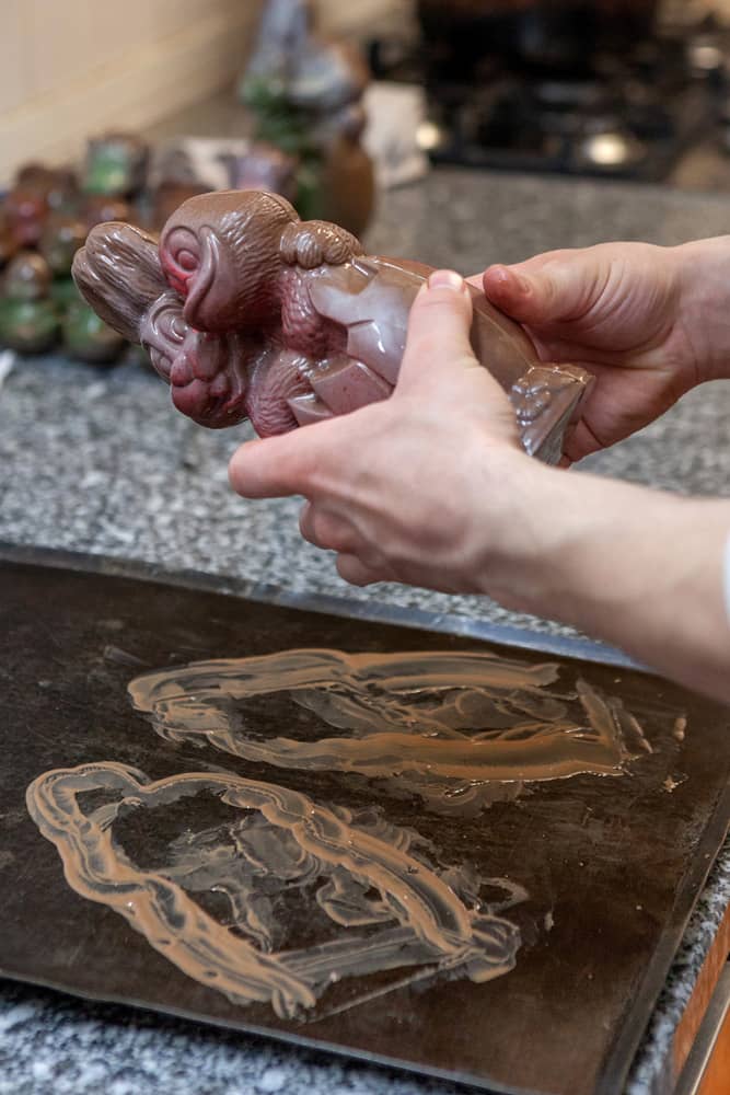 Chocolatier - préparation chocolat