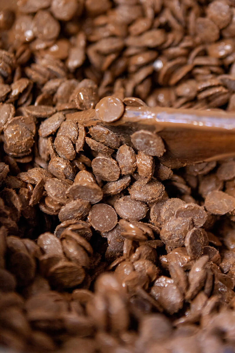 Chocolatier - préparation chocolat