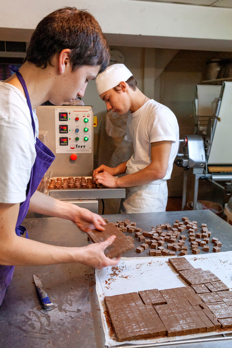 Chocolatier - préparation chocolat