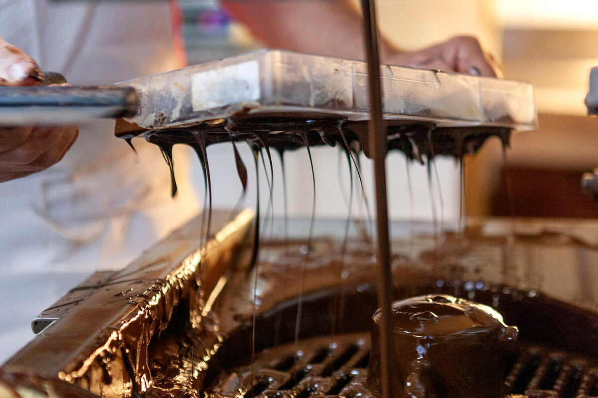 Chocolatier - préparation chocolat