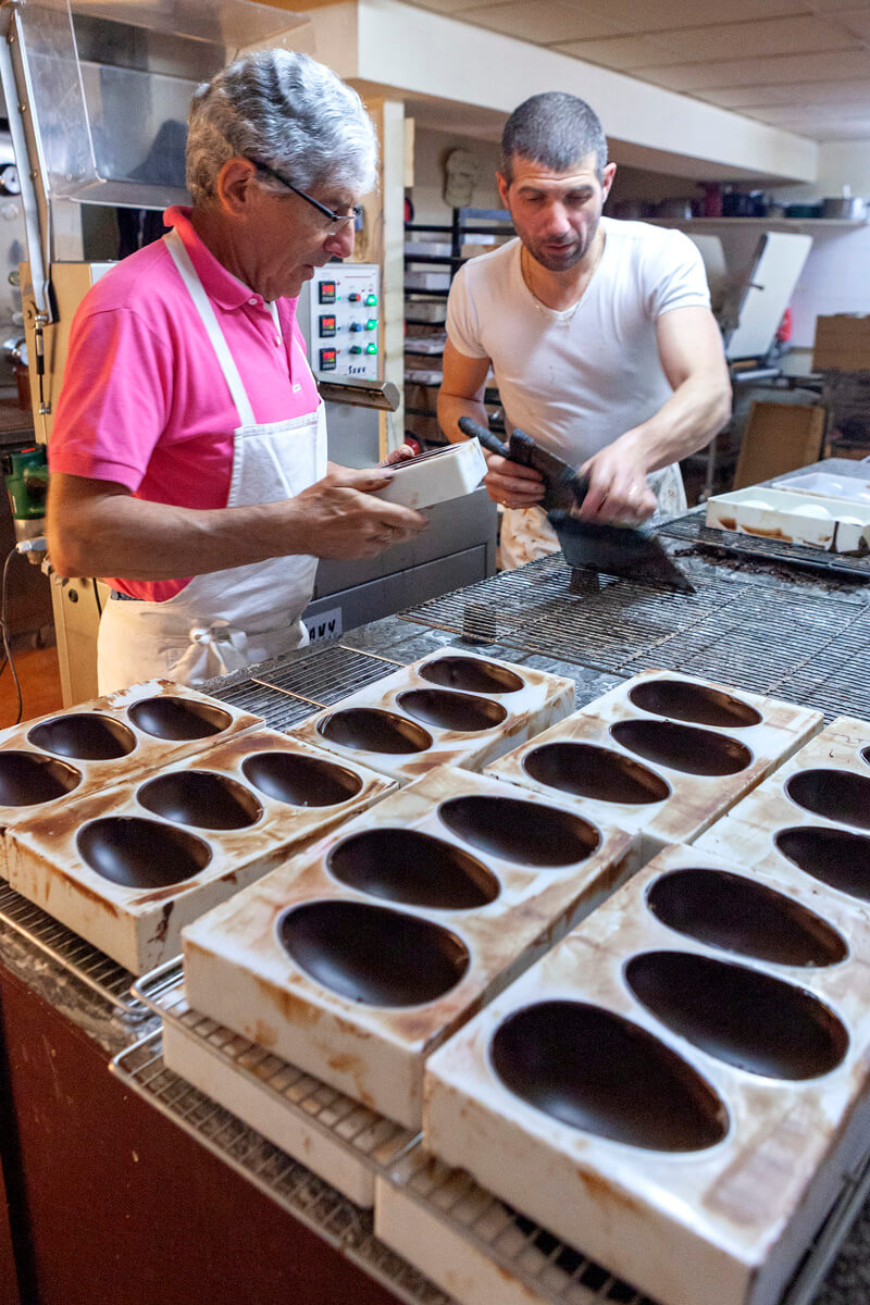 Chocolatier - préparation chocolat