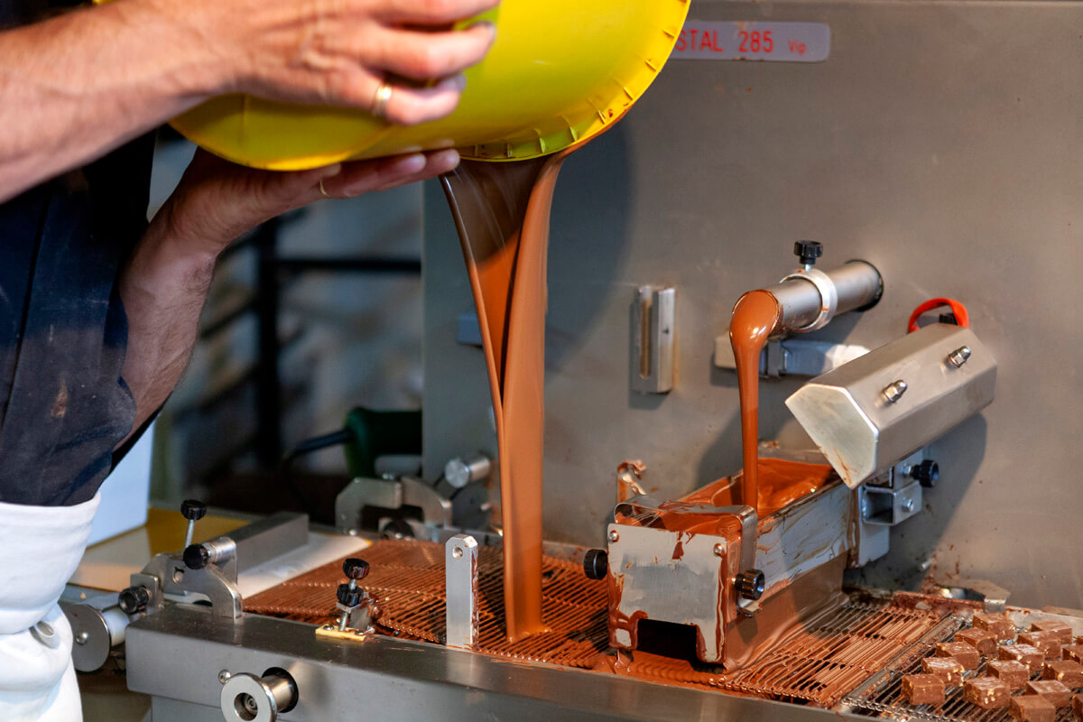 Chocolatier - préparation chocolat