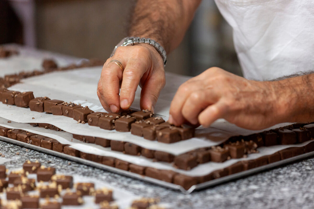 Chocolatier - préparation chocolat